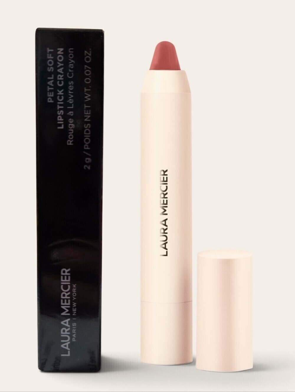 Laura Mercier Petal Soft Lipstick Crayon 302 "Ella" - Full Size NIB